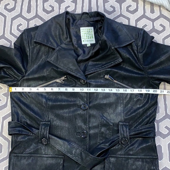 Belted Black Jacket - Picture 7 of 10